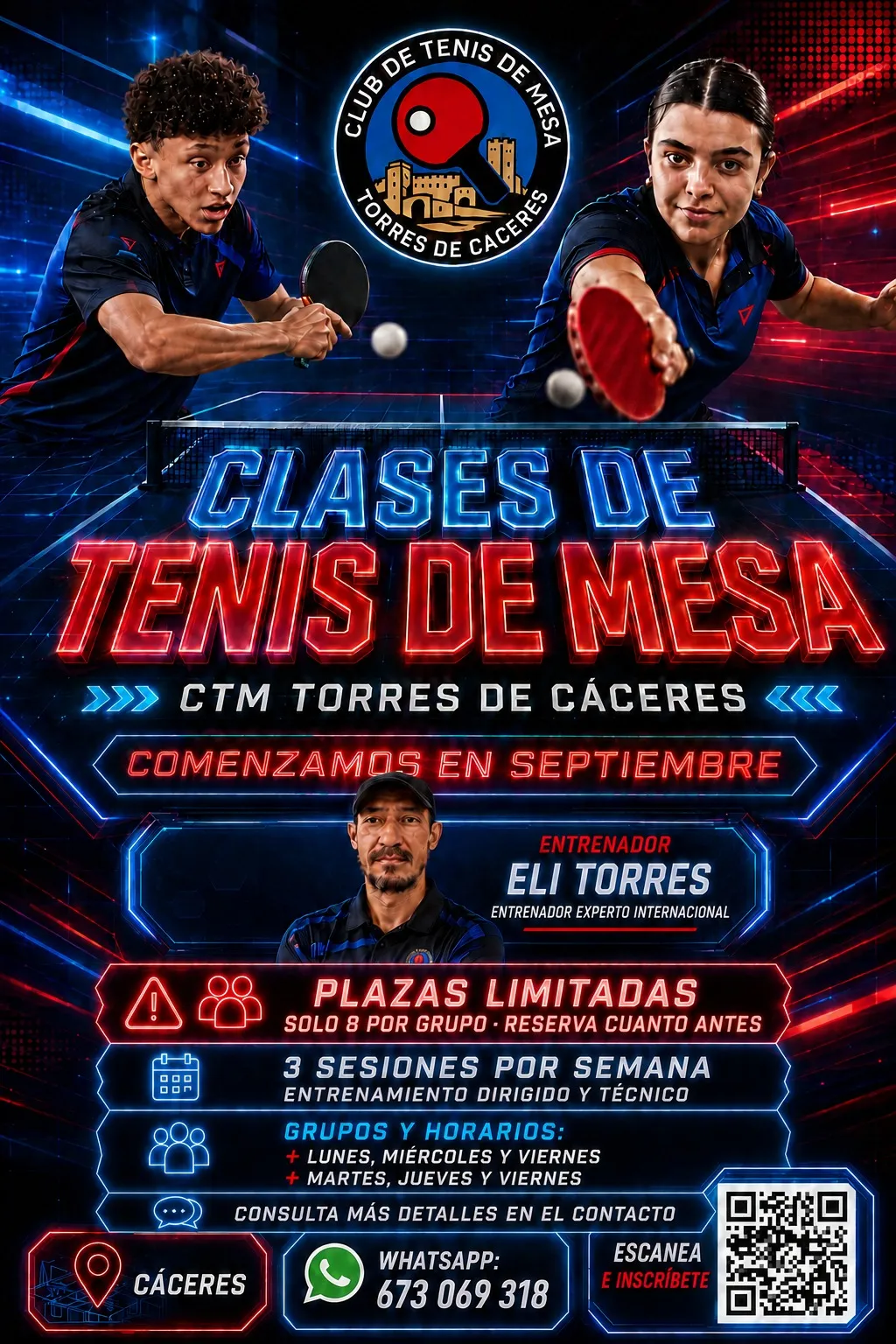 Cartel promocional anunciando el inicio en septiembre